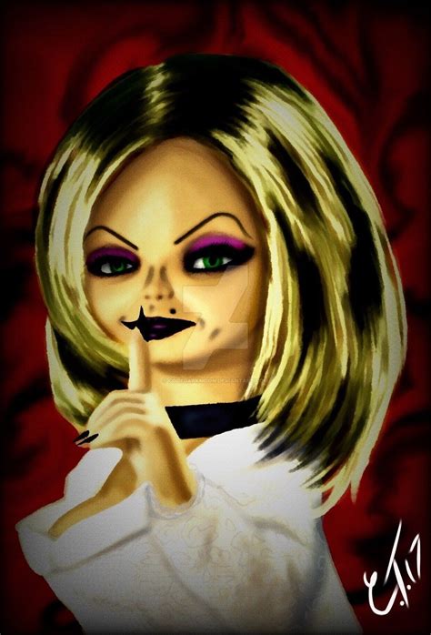 Horror Movie Art Bride Of Chucky 1998 Tiffany By Coltdarkmoon Deviantart Bride Of Chucky