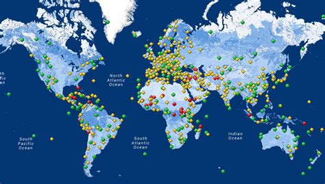 28 Unesco World Heritage Sites Map Online Map Around The World