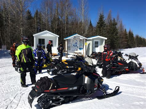 Cochrane Ontario Snowmobiling Snapshot Intrepid Snowmobiler