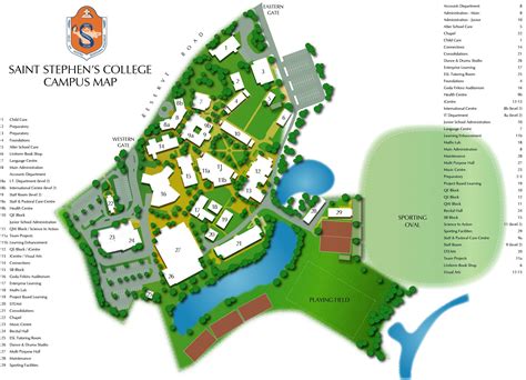College Map Saint Stephens College