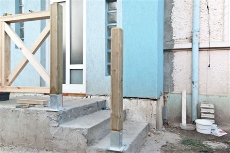 How To Attach An Deck Stairs Handrail To Stair Post How To Build A