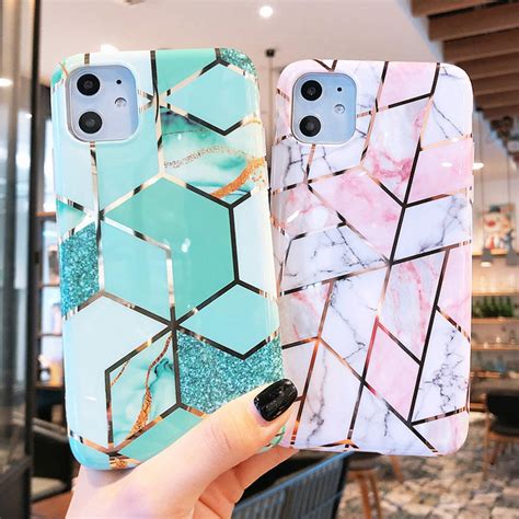 Lovebay Electroplated Marble Geometric Phone Case For Iphone Comparison