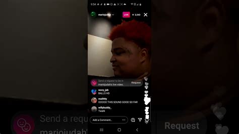Mario Judah Plays A Part Of His New Song On Instagram Live Youtube