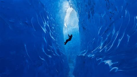 Fondos De Pantalla Cueva Hielo Naturaleza Azul 1920x1080