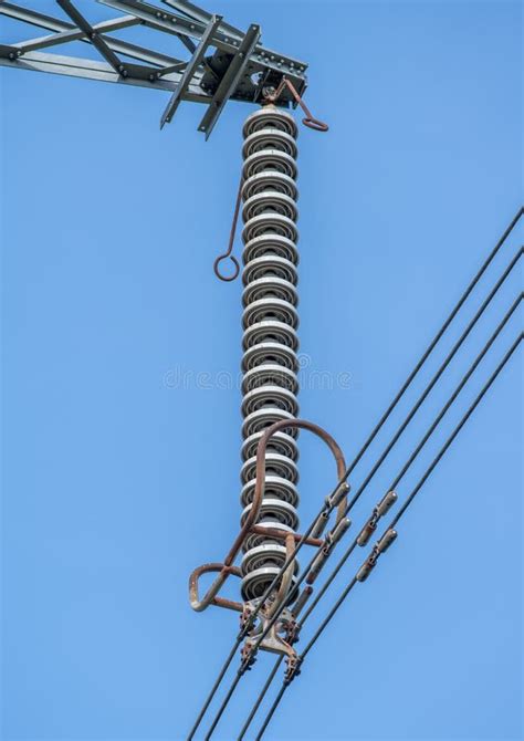 Power Line Insulator Close Up Stock Photo Image Of Powerline