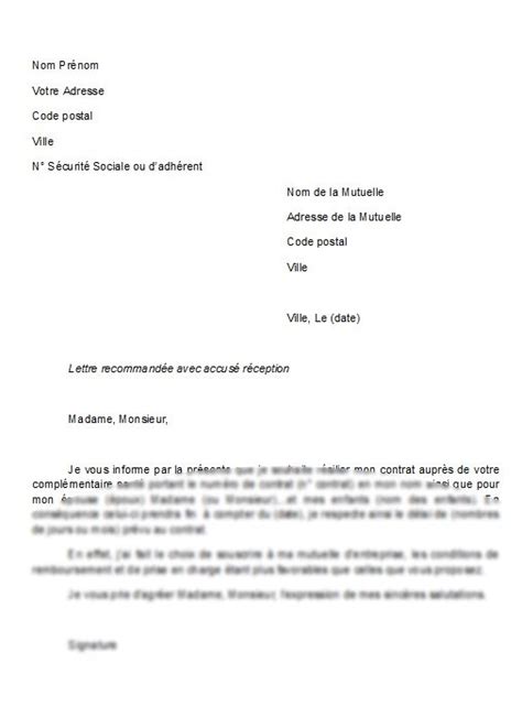 Annulation commande, résiliation de contrat modele lettre resiliation parabole reunion - Modele de ...