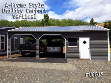 Storage Shed With Carport Sizes Utility Carports Can Come In Almost