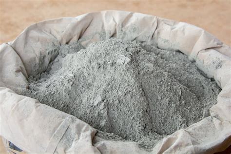 Cement Powder In Bag Package Stock Image Image Of Closeup Clinker