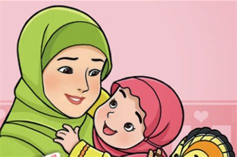 52 Gambar Kartun Ibu Dan Bayi Lucu