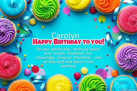 30 Happy Birthday Carolyn Images Wishes Cakes Cards Full Birthday