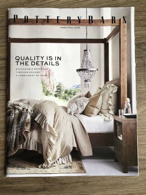 Pottery Barn Quality Is In The Details Early Fall 2019 Catalog Look