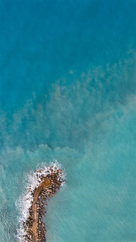 Aerial Drone Wallpaper For Your Phone Beautiful Ocean View Map