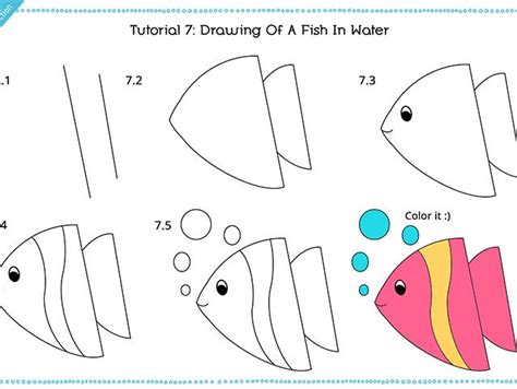 How To Draw A Fish Step By Step For Kids
