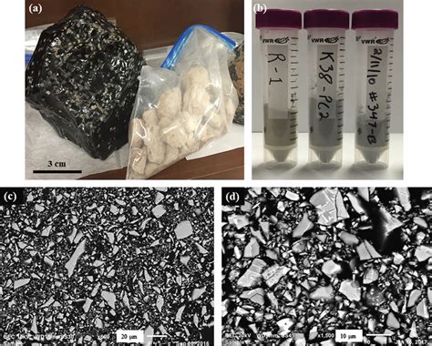 Samples Utilized For The Current Impulse Experiments A Obsidian Lava