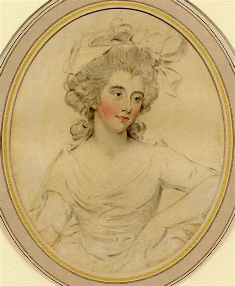 1784 Georgiana Duchess Of Devonshire By John Downman British Museum