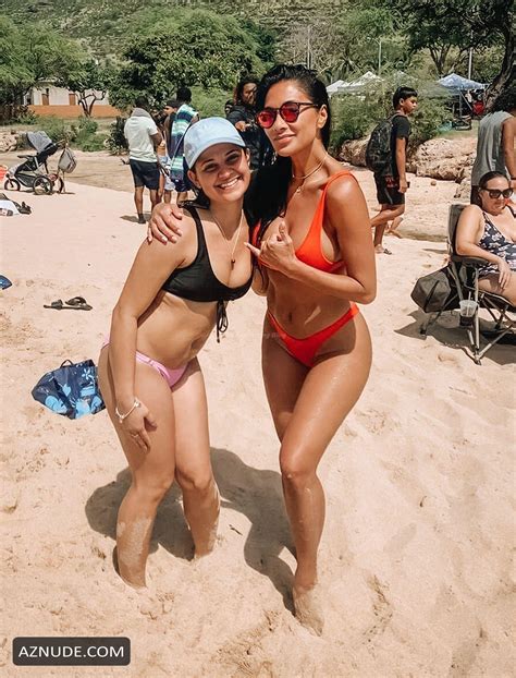 Nicole Scherzinger Sexy Hits The Beach In Hawaii Aznude