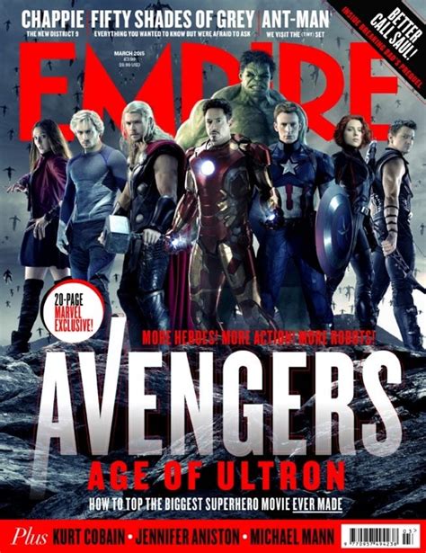 Avengers Age Of Ultron Empire Magazine Covers Revealed