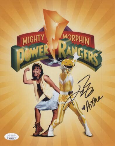 Karan Ashley Signed X Mighty Morphin Power Rangers Photo Autograph