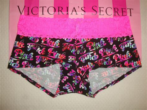 Intimates And Sleep 3 Victorias Secret Pink Logo Waistband Panties