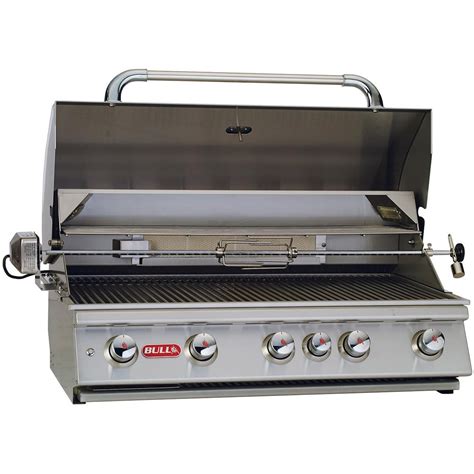 Bull Brahma 38 Inch Gas Grill 5 Burner Built In Natural Gas With