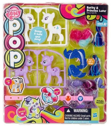 My Little Pony Pop Rarity And Princess Luna Deluxe Style Kit Girls Toy