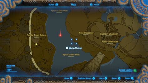 Zelda Botw Hyrule Castle Map