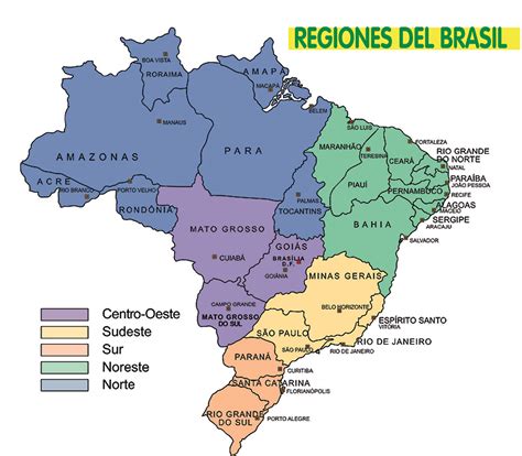 Geopolitica Mapas Fisicos De Brasil