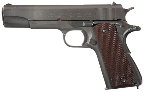 Excellent Us Wwii Colt Model 1911a1 Semi Automatic Pistol
