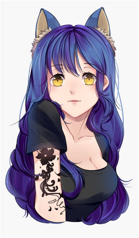 Anime Cat Tattoo