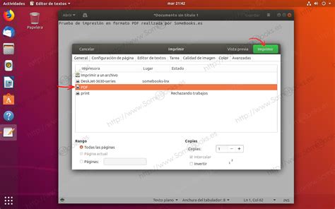 Instalar Una Impresora Virtual En Ubuntu Lts Somebooks Es