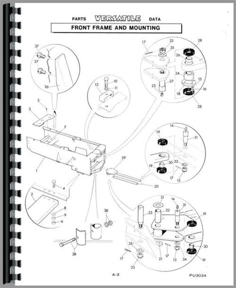 Versatile 500 Tractor Parts Manual