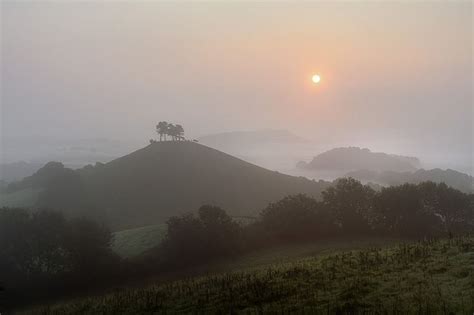 Misty Sunrise Colmers Hill Sunrise Misty Dawn Outdoor