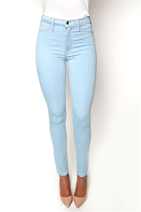 these swank blue sky jeans are so comfy and so chic they feature an incredible amount of