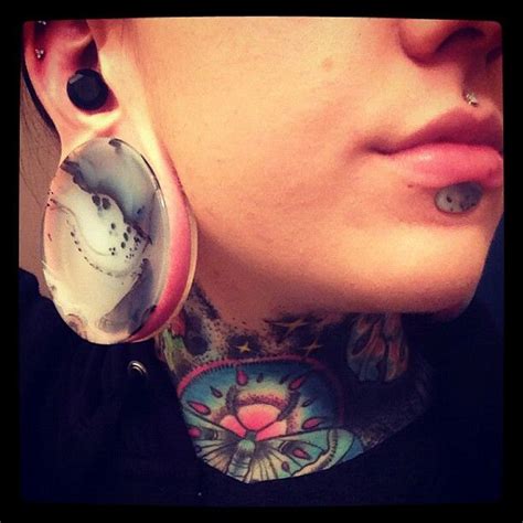 Stretched Labret Love Body Mods Stretched Ears Labret