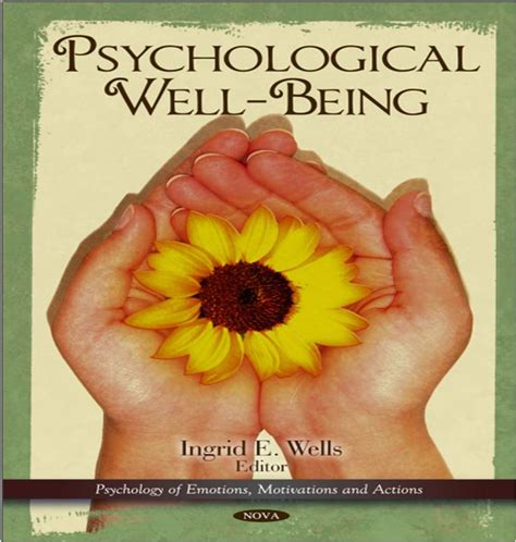 Free Psychology Books Psychological Well Being By Ingrid E Wells Psychosource