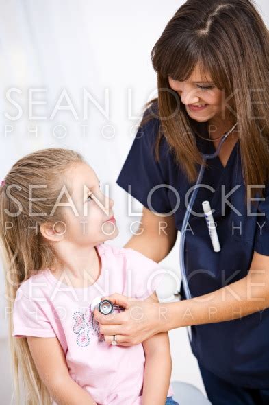Nurse Girl Sits Still For Exam Sean Locke Photography Shop