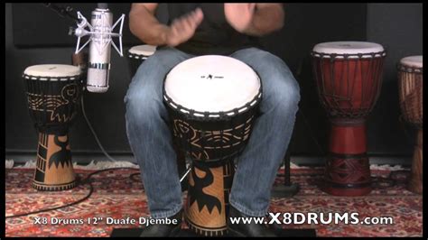 X8 Drums Duafe Djembe Drum Medium Demonstration Youtube