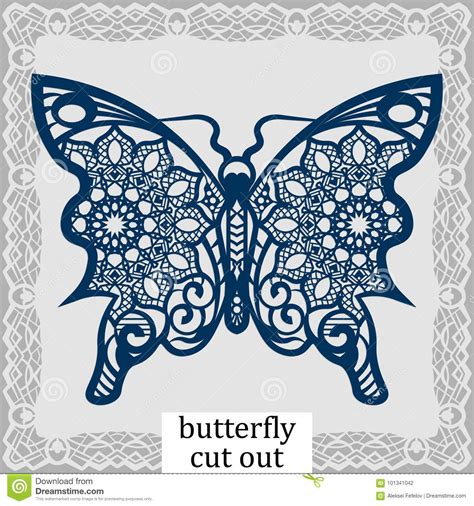 Zazzle.com has been visited by 100k+ users in the past month Butterfly - A Template For Laser Cutting Stock Vector ...