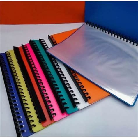 Clearbook Refillable 20leaves Long Short Clear Book Shopee Philippines