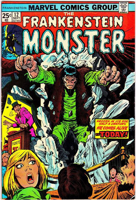 Frankenstein 12 1st Series 1973 September 1974 Marvel Comics Grade F