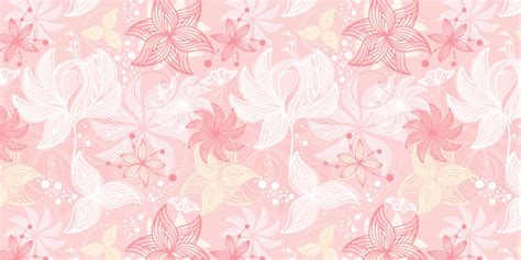 Pink Flower Background Patterns 26 Free Romantic Floral
