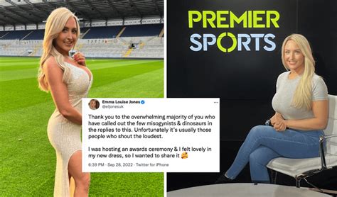 Rugby Presenter Emma Jones Responds After Being Slammed For Choice Of Dress