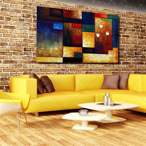 Unframed Decorative Pictures Modern Abstract Oil Painting On Canvas