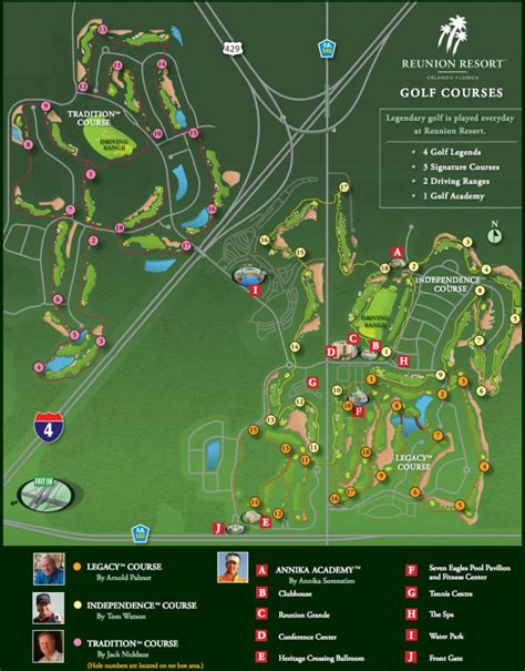 Map Of Florida Golf Courses Capitalsource Map Of