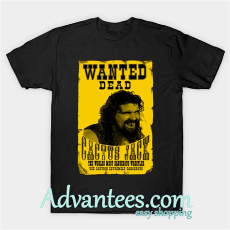 Any questions about the products, please contact us. Official Cactus Jack wanted dead poster shirt