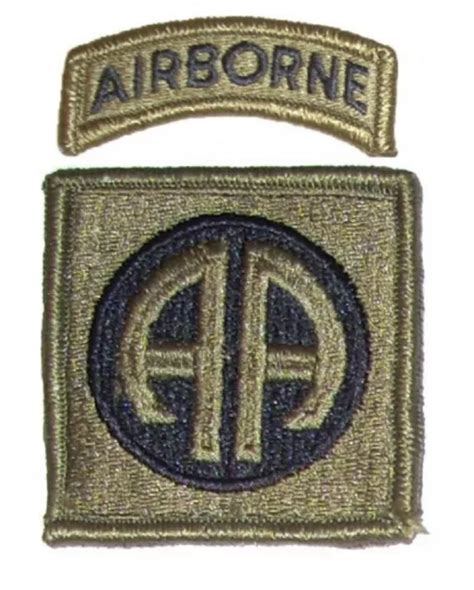 Us Army 82nd Airborne Division Ocp Multicam Uniforme Patch Eur 2006