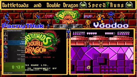 Wr Battletoads And Double Dragon Speed Run Co Op Turbo In 2133
