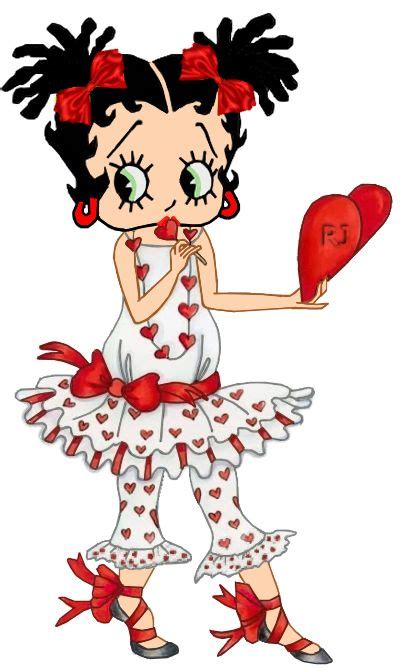 Valentine Betty Boop Art Black Betty Boop Betty Boop