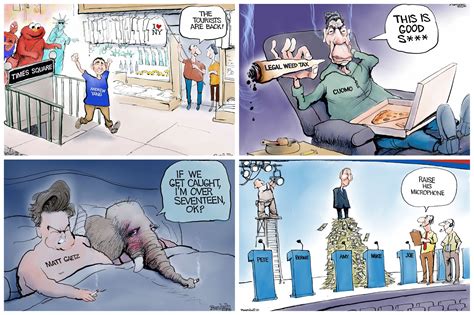 New York Daily News On Twitter Photos Bramhalls Satirical Cartoons Politics Is A Tough Game