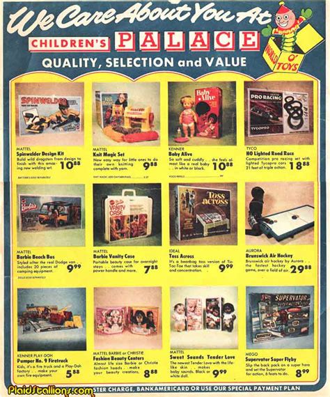 1974 Childrens Palace Catalog Mego Supervator Barbie Beach Bus